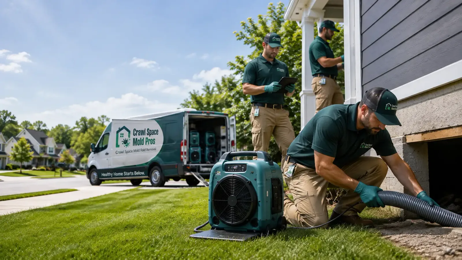 Crawl Space Mold Removal in Stilwell, KS
